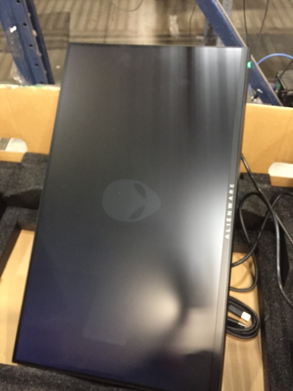 Photo 1 of USED Alienware 240Hz Gaming Monitor 24.5 Inch Full HD Monitor with IPS Technology, Dark Gray - Dark Side of the Moon - AW2521HF
