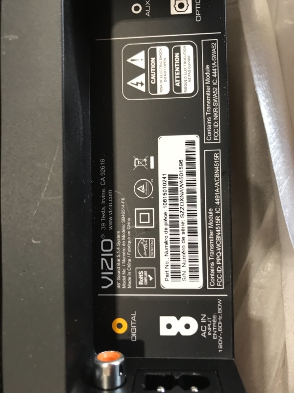 Photo 5 of **subwoofer not functioning*** TCL Alto 9+ 3.1 Dolby Atmos Sound Bar with RAY·DANZ Technology, Wireless Subwoofer, WiFi, Bluetooth, Works with Hey Google plus Chromecast built-in – Black, 540W, TS9030-NA