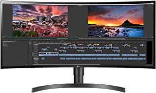 Photo 1 of LG 34WN80C-B 34 inch 21:9 Curved UltraWide WQHD IPS Monitor with USB Type-C Connectivity sRGB 99 Color Gamut and HDR10 Compatibility, Black (2019)