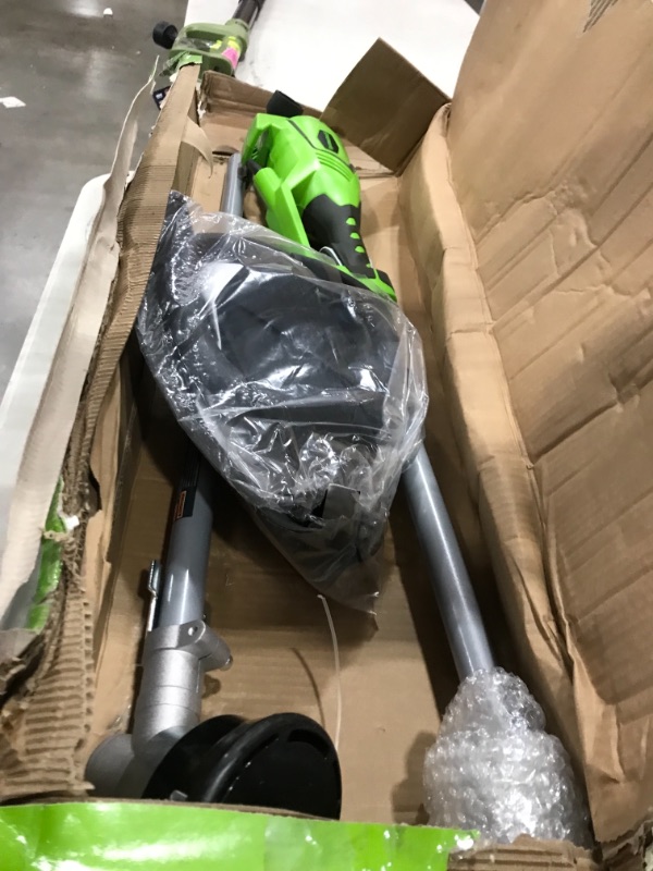 Photo 3 of Greenworks 18-Inch 10 Amp Corded String Trimmer (Attachment Capable) 21142