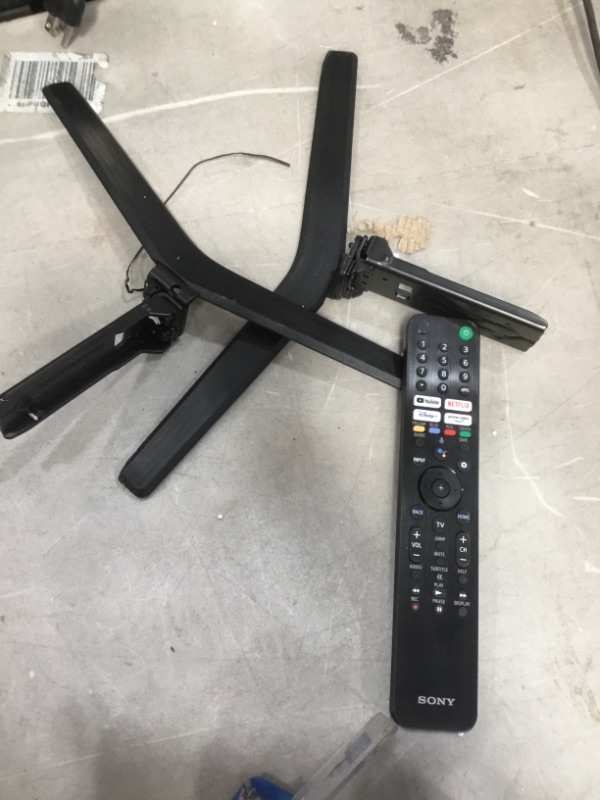 Photo 1 of MISSING SCREWS CRACKED ON BOTTOM LEFT, Sony X85J 65 Inch TV: 4K Ultra HD LED Smart Google TV with Native 120HZ Refresh Rate, Dolby Vision HDR, and Alexa Compatibility KD65X85J- 2021 Model
