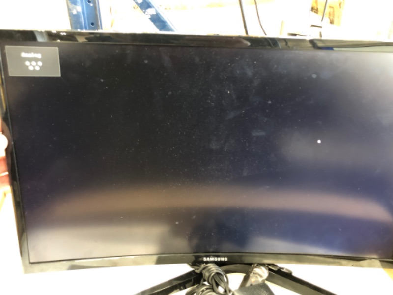 Photo 3 of SAMSUNG 23.5” CF396 Curved Computer Monitor, AMD FreeSync for Advanced Gaming, 4ms Response Time, Wide Viewing Angle, Ultra Slim Design, LC24F396FHNXZA, Black
