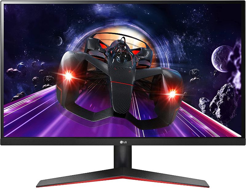 Photo 1 of LG 24MP60G-B 24" Full HD (1920 x 1080) IPS Monitor with AMD FreeSync and 1ms MBR Response Time, and 3-Side Virtually Borderless Design - Black
