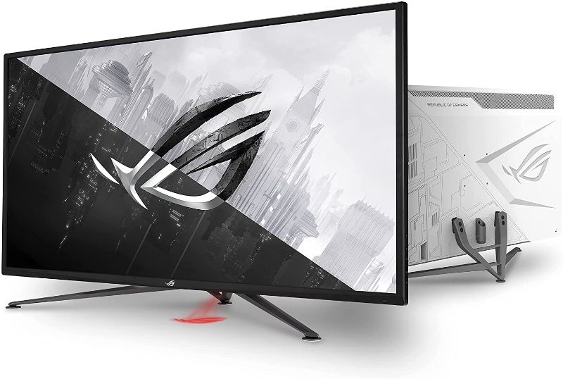 Photo 1 of ASUS ROG Strix 43-inch 4K HDR DSC Gaming Monitor (XG43UQ) - UHD (3840 x 2160), 144Hz, 1ms, HDMI 2.1 (Renewed)
