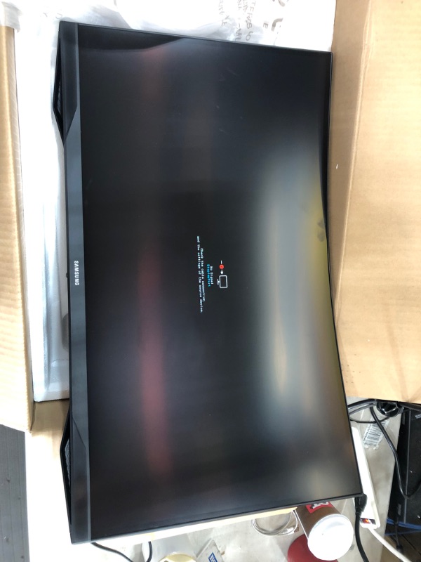 Photo 4 of SAMSUNG Odyssey G5 Series 27-Inch WQHD (2560x1440) Gaming Monitor, 144Hz, Curved, 1ms, HDMI, Display Port, FreeSync Premium (LC27G55TQWNXZA)
