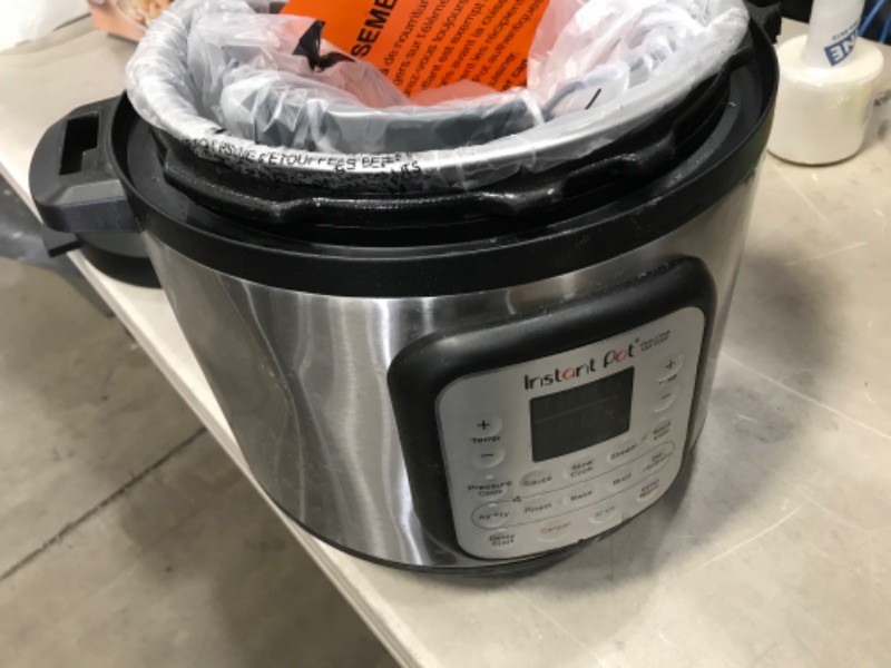 Photo 4 of ***PARTS ONLY*** 
nstant Pot 8 qt 11-in-1 Air Fryer Duo Crisp + Electric Pressure Cooker
