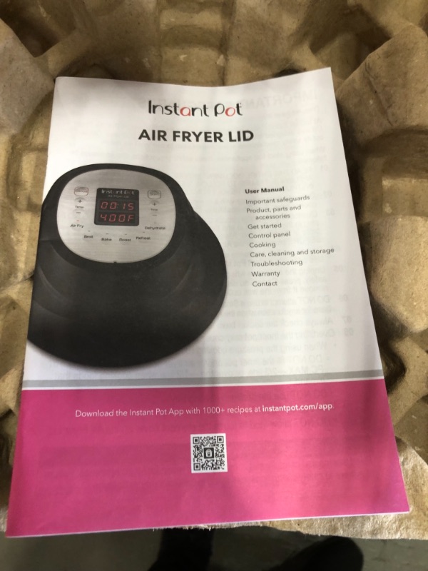 Photo 3 of Instant Pot 6 Quart Air Fryer Lid