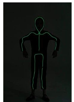 Photo 2 of Child Unisex LED Light Up Stick Figure Costume for Halloween Cosplay Party Role Play Dress Up Costume
SIZE M
