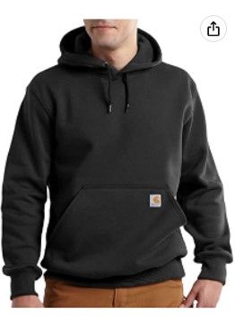 Photo 1 of Paxton Rain Defender Black Heavyweight Hooded Sweatshirt - XL
