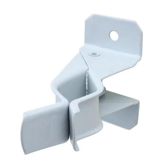 Photo 1 of 7/8 in. White Steel Spring Grip Wall Mounted Hooks (2-Pack) 5 lbs
7 ct