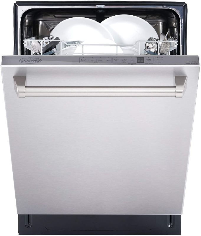 Photo 1 of Cosmo COS-DIS6502 24 inch Top Control Built-in Tall Tub Dishwasher, Fingerprint Resistant, Low Noise 45dB in Stainless Steel
PARTS ONLY