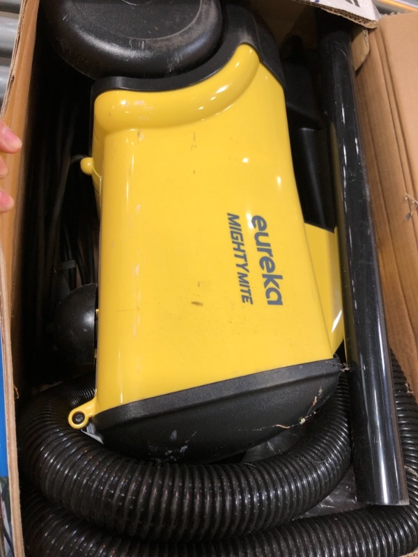 Photo 2 of Eureka 3670M Canister Cleaner, Lightweight Powerful Vacuum for Carpets and Hard Floors, w/ 5bags,Yellow
