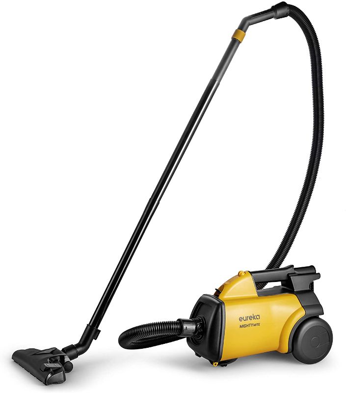 Photo 1 of Eureka 3670M Canister Cleaner, Lightweight Powerful Vacuum for Carpets and Hard Floors, w/ 5bags,Yellow
