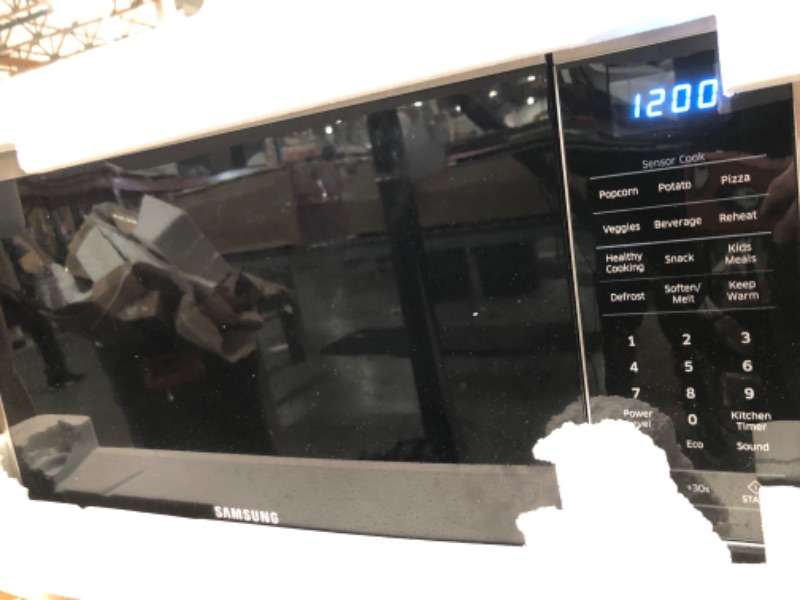 Photo 2 of Samsung MS14K6000AS/AA MS14K6000 speed-cooking-microwave-ovens, 1.4 cu. ft, Stainless Steel
