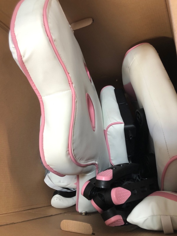 Photo 2 of RESPAWN RSP-110 Racing Style Gaming, Reclining Ergonomic Chair with Footrest, Pink
INCOMPLETE
