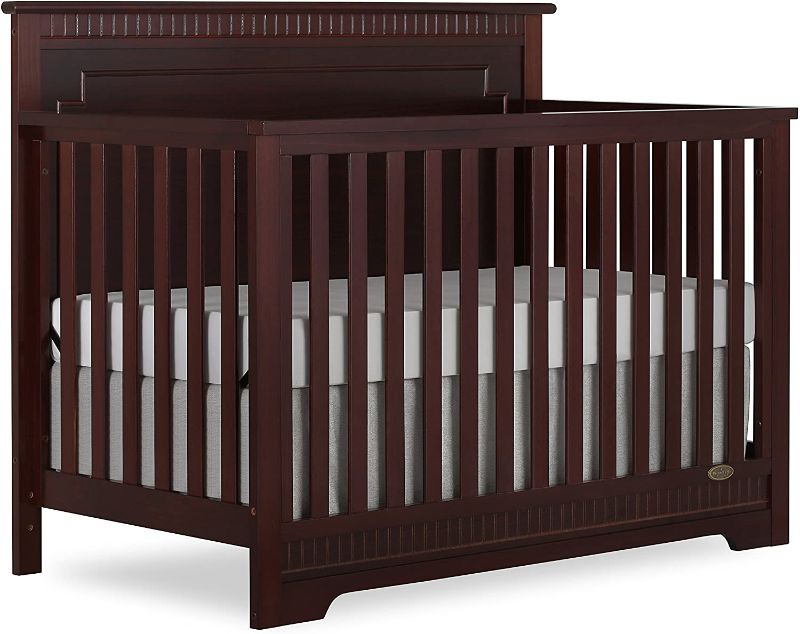 Photo 1 of Dream On Me Morgan 5-in-1 Convertible Crib in Espresso, Greenguard Gold Certified , 55x30x44.5 Inch (Pack of 1)
missing manual and hardware