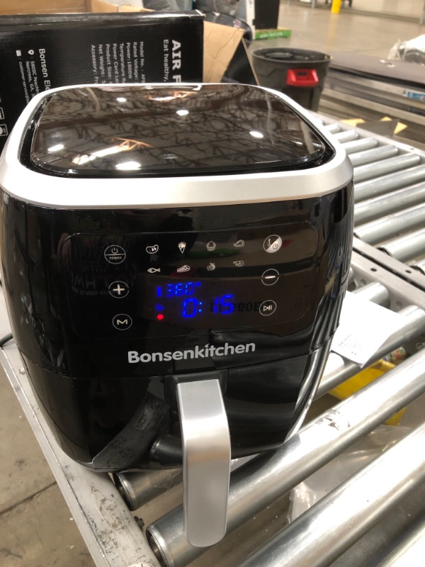 Photo 2 of Bonsenkitchen AF8001 Air Fryer, 6QT Compact & Lightweight Fryer,1700W
