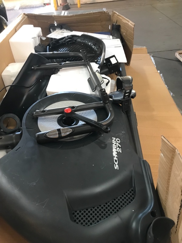 Photo 1 of Schwinn 270 Recumbent Exercise Bike with RideSocial & Schwinn Trainer App, Black ***USED, MINOR DAMAGE, MISSING SOME COMPONENTS***