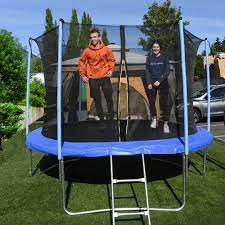 Photo 1 of ***stock photo for reference only*** ***used, damaged, maybe missing components****
12FT Trampoline with Enclosure Net Outdoor Jump