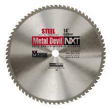 Photo 1 of *** USED, MINOR USE DAMAGE***
MK Morse CSM1490NTSC Metal Devil NXT Metal Cutting Circular Saw Blade, Thin Steel, 14-Inch Diameter, 90 TPI, 1-Inch Arbor
