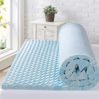 Photo 1 of ZINUS 2 Inch Swirl Gel Cooling Memory Foam Mattress Topper / Cooling, Airflow Design  QUEEN *** NOT IN PLASTIC. 