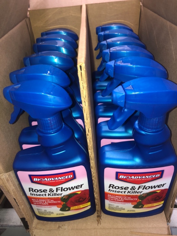 Photo 2 of 12PCK- BioAdvanced 24 oz. Ready-to-Use Rose and Flower Insect Killer