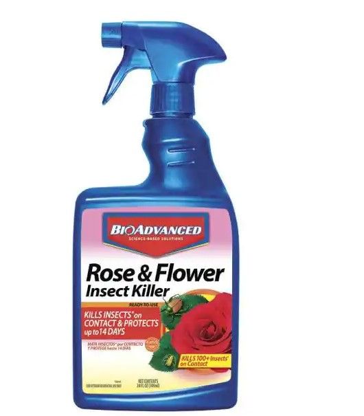 Photo 1 of 12PCK- BioAdvanced 24 oz. Ready-to-Use Rose and Flower Insect Killer