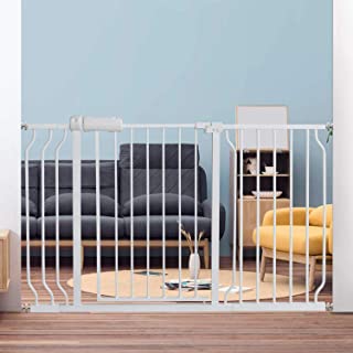 Photo 1 of Fairy Baby Extra Wide Baby Gates 48-53 Inch, Auto Close Child Safety Gates for Stairs Banister Doorways Hallway,Indoor Safety Child Gates for Kids or Pets
