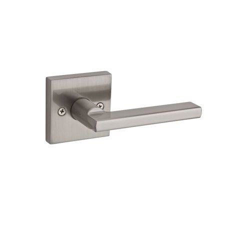 Photo 1 of 2PCK- Kwikset Halifax Lever with Square Rose Half Dummy in Satin Nickel
