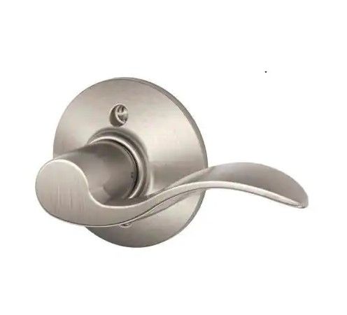 Photo 1 of 2pck- Schlage Accent Satin Nickel Right Handed Dummy Door Lever