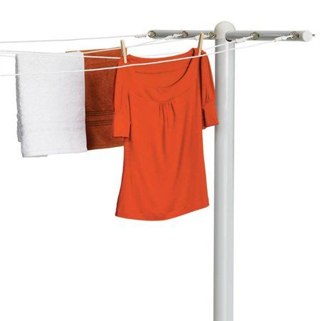 Photo 1 of ***PARTS ONLY*** Honey Can Do T-Post Outdoor Clothesline with 5 Lines