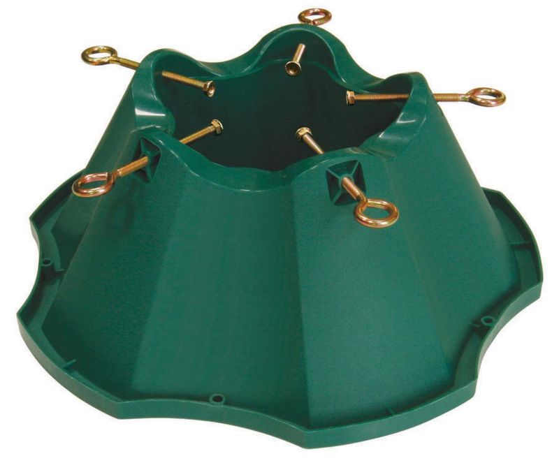 Photo 1 of ***CASE OF 8***Oasis 519-st Christmas Tree Stand, Plastic, Green
