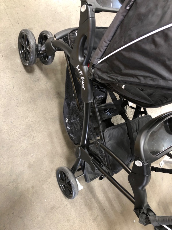 Photo 5 of  ***PARTS ONLY***NO BACK SEAT**** MISSING COMPONENTS***
'Baby Trend Sit and Stand Double Stroller, Onyx
