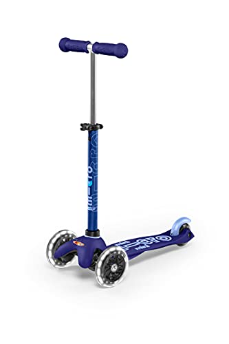 Photo 1 of Micro Kickboard - Mini Deluxe LED 3-Wheeled, Lean-to-Steer, Swiss-Designed Micro Scooter for Preschool Kids with LED Light-up Wheels, Ages 2-5 (Blue)
