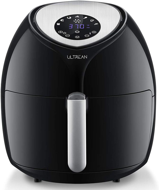 Photo 1 of Ultrean 8.5 Quart Air Fryer, Electric Hot Air Fryers XL Oven Oilless Cooker with 7 Presets, LCD Digital Touch Screen and Nonstick Detachable Basket, UL Certified, Cook Book, 1700W (Black)
