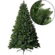 Photo 1 of 6 ft. Unlit Spruce Artificial Christmas Tree with Hinged Branches and Foldable Metal Stand for Easy Storage
