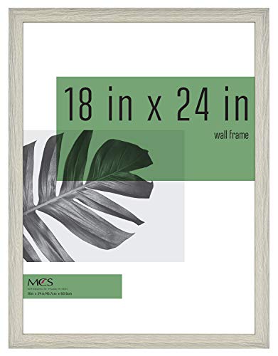 Photo 1 of MCS Industries Studio Gallery Frame, Gray Woodgrain, 18 X 24 in, Single
