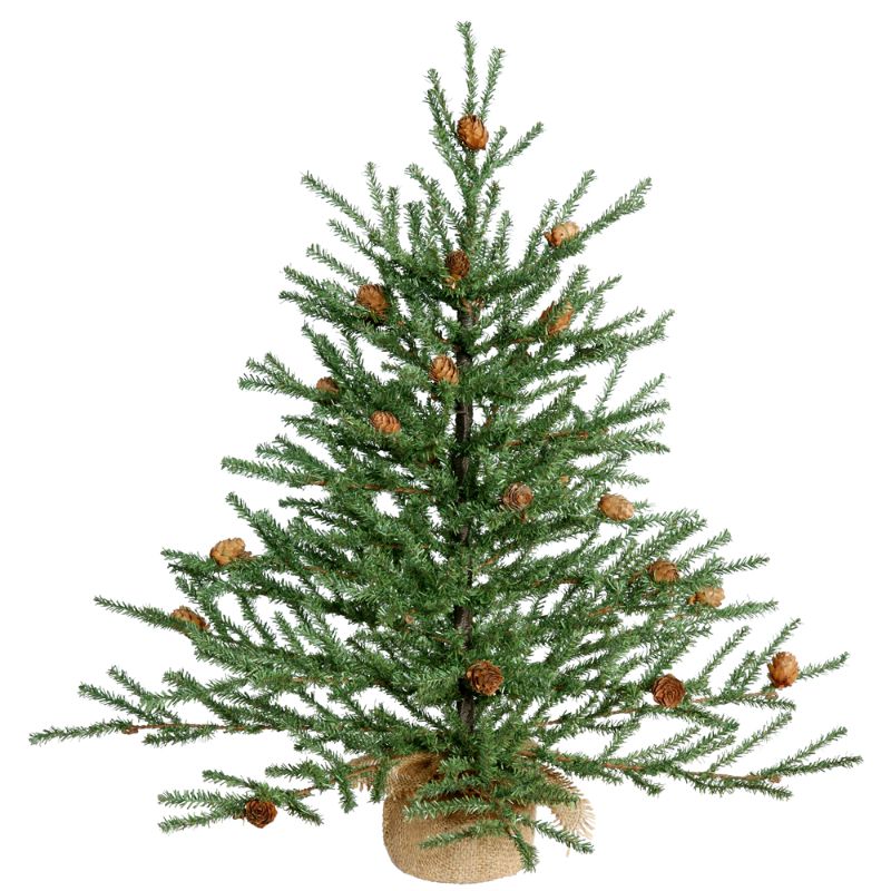 Photo 1 of Vickerman 24" Carmel Pine Artificial Christmas Tree, Unlit
