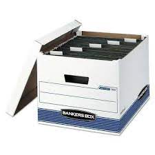 Photo 1 of Bankers Box® HANG'N'STOR Storage Box, Legal/Letter, Lift-off Lid, 077511007859
