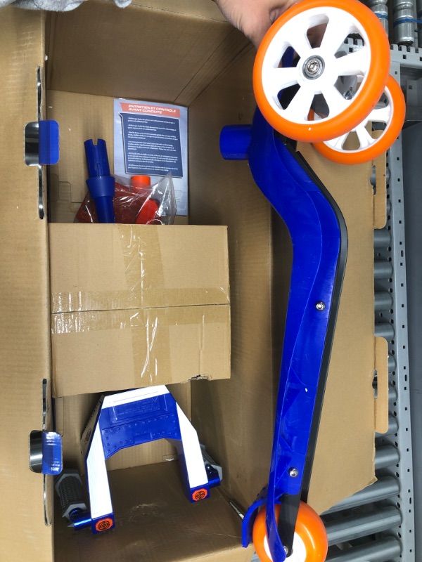 Photo 1 of **PARTS ONLY**NERF  3-Wheel Blaster Scooter with Dual Trigger and Rapid Fire Action