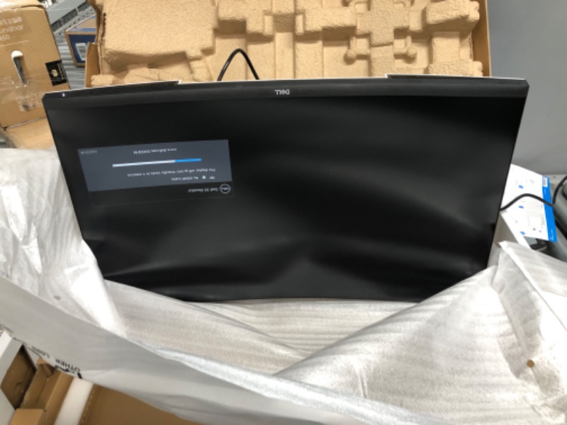 Photo 1 of Dell S3222HN 32-inch FHD 1920 X 1080 at 75Hz Curved Monitor, 1800R Curvature, 8ms Grey-to-Grey Response Time (Normal Mode), 16.7 Million Colors, Black
