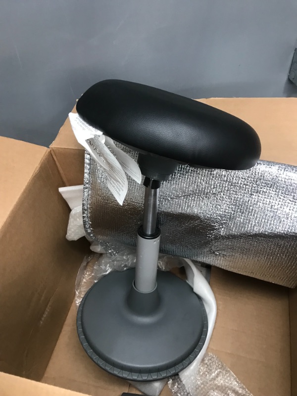 Photo 2 of **SEAT IS DAMAGED WILL NOT ATTACH TO BASE**
AmazonBasics Adjustable Activity Office Tilt Stool Review
