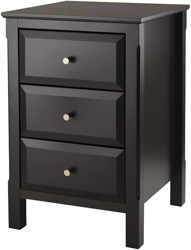 Photo 1 of **ONE LEG IS BROKEN**
WINSOME Timmy Accent Table, Black
