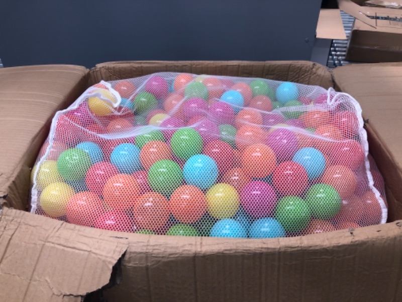 Photo 2 of BalanceFrom 2.3-Inch Phthalate Free BPA Free Non-Toxic Crush Proof Play Balls Pit Balls- 6 Bright Colors