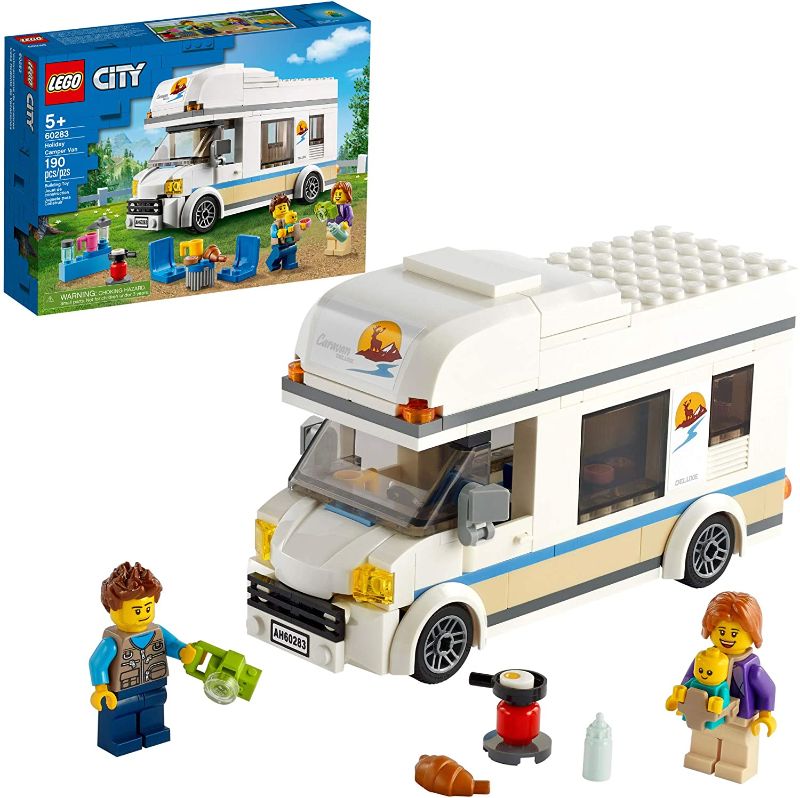 Photo 1 of LEGO City Holiday Camper Van 60283 Building Kit; Cool Vacation Toy for Kids, New 2021 (190 Pieces)
