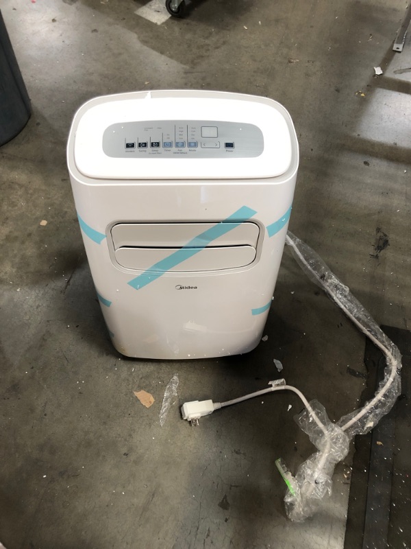 Photo 2 of Midea 10,000 BTU (5,800 BTU SACC) Portable Air Conditioner, Cools up to 200 Sq. Ft., Works as Dehumidifier & Fan, Wi-Fi Enabled, Control with Remote, Amazon Alexa & Google Assistant
