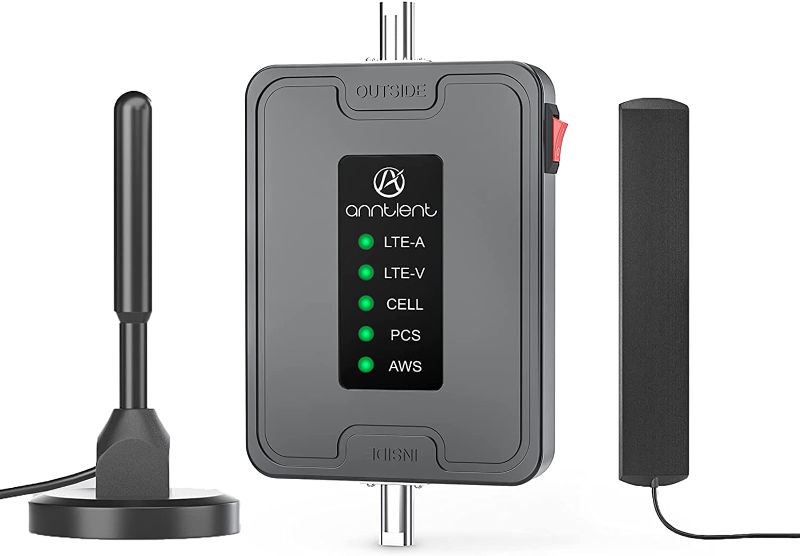 Photo 1 of ANNTLENT Cell Phone Signal Booster for Car Auto RV Truck 5 Bands ?Apply to All U.S. Carriers | Verizon AT&T Sprint | Amplifies 4G LTE 3G 2G Signal .
