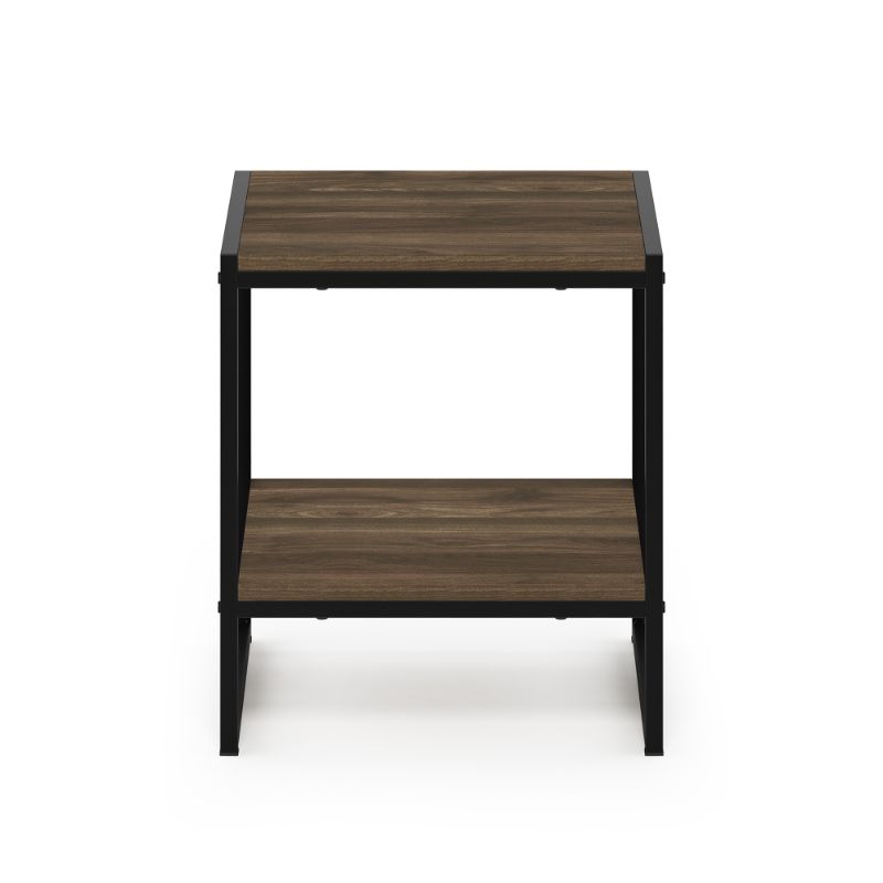 Photo 1 of **PARTS ONLY**
Furinno Camnus Modern Living 2-Tier End Table, Columbia Walnut
