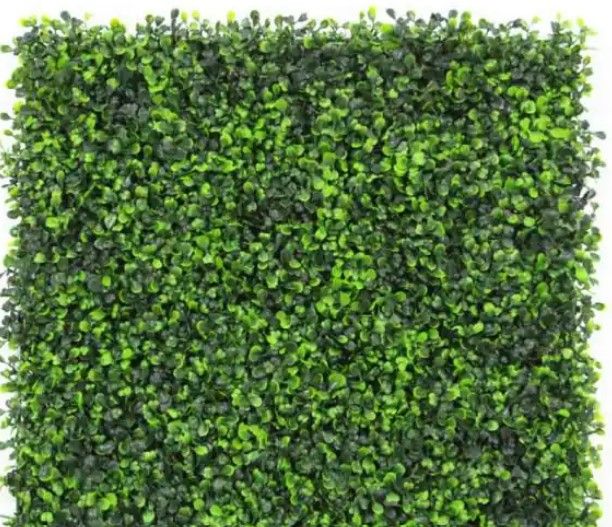 Photo 1 of 20 in. H x 20 in. W GorgeousHome Artificial Boxwood Hedge Greenery Panels,Milan (12-pc)
