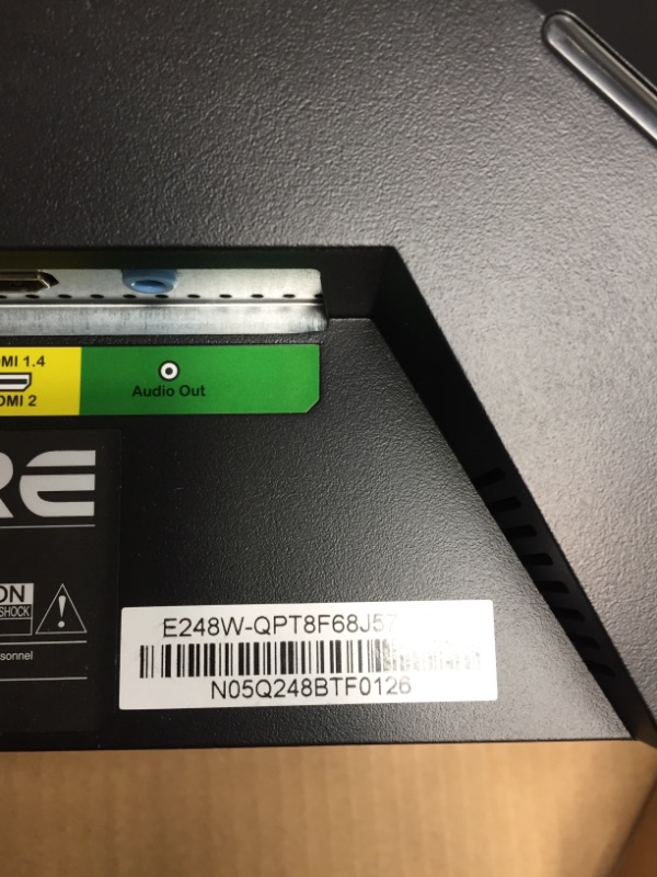 Photo 3 of Sceptre IPS 24-Inch QHD LED Business Monitor 2560x1440 1440p DisplayPort HDMI 75Hz 300 Lux Build-in Speakers 2021 Black (E248W-QPT)...***MISSING POWER CORD***/***MISSING REMOTE****  ***SCREEN FLICKERS***
